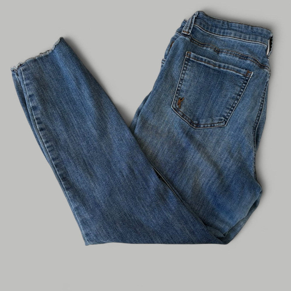 Kut From The Kloth Carlo Ankle Skinny Jeans Blue Size 10 - Picture 5 of 14